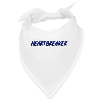 heartbreaker blue - Bandana - Weiß - Vorne