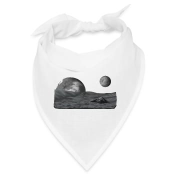Weltall - Bandana - Weiß - Vorne