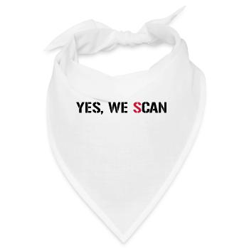 Yes, We Scan NSA PRISM - Bandana - Weiß - Vorne