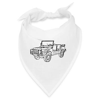 Offroad ,Geländewagen , 4x4 Fun , Munga ...(25) - Bandana - Weiß - Vorne