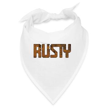 rusty - Bandana - Weiß - Vorne
