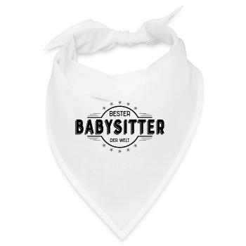babysitter - Bandana - Weiß - Vorne