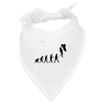 Evolution Klettern Bouldern Climbing Bergsteigen - Bandana - Weiß - Vorne