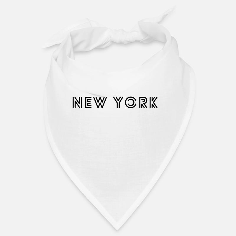 New York - Bandana - blanc