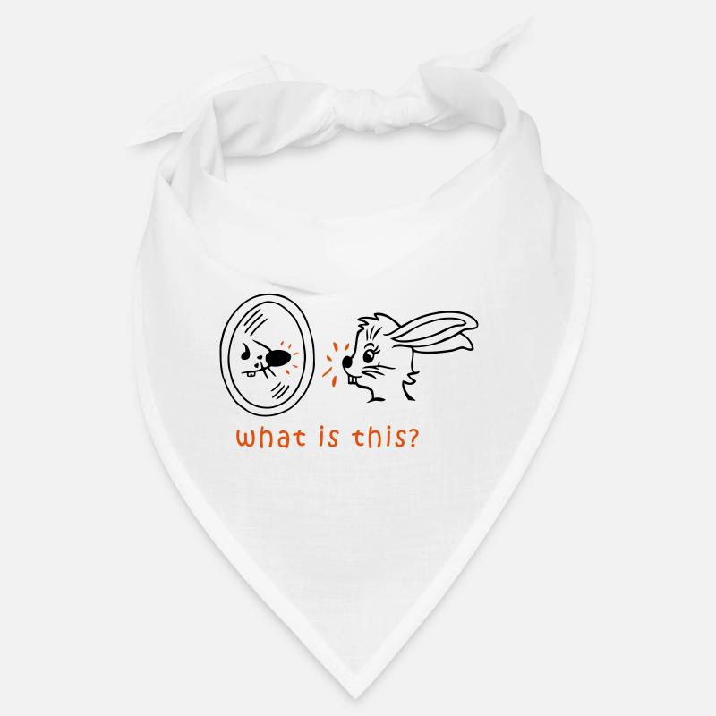 Spiegelbild Hase und Maus Bandana
