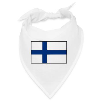 Finnland - Bandana - Weiß - Vorne