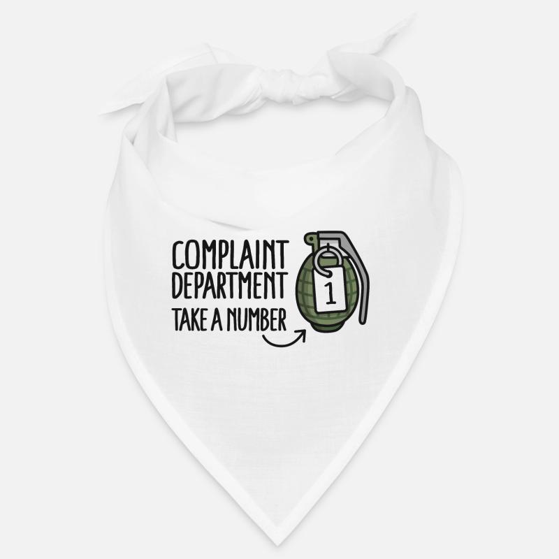 Grenade à main de la Division des plaintes du service à la clientèle Bandana