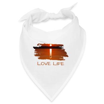 love life - Bandana - Weiß - Vorne