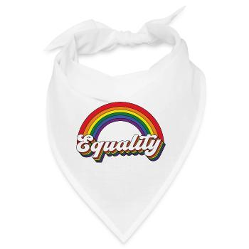 Equality Rainbow - Bandana - Weiß - Vorne