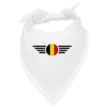 Belgien - Bandana - Weiß - Vorne