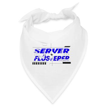 Server Flüsterer - Bandana - Weiß - Vorne