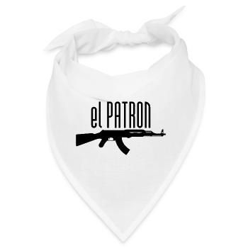 El Patron – Der Chef Look - Bandana - Weiß - Vorne