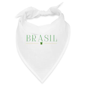 Ich liebe Brasilien - Bandana - Weiß - Vorne