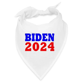Joe biden 2024 - Bandana - Weiß - Vorne