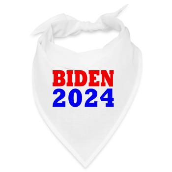 Joe Biden 2024 - Bandana - Weiß - Vorne