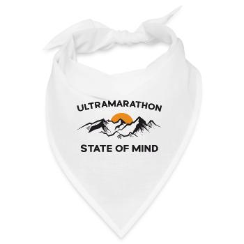 Ultramarathon - Gemütszustand - Bandana - Weiß - Vorne