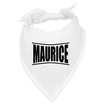 Maurice T-Shirt T-Shirt Geschenkidee - Bandana - Weiß - Vorne