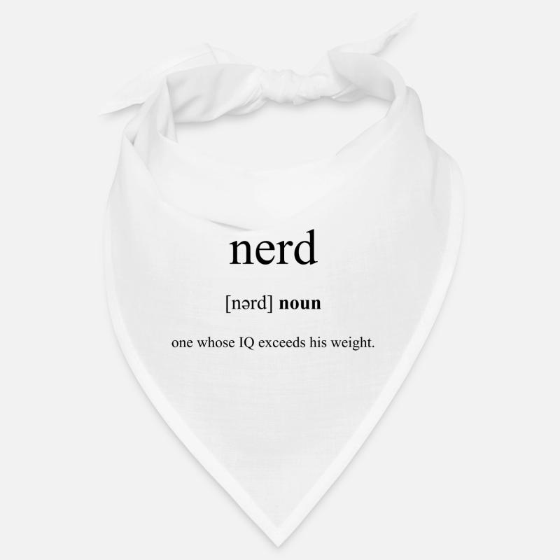 Nerd (Streber) Definition Dictionary Bandana