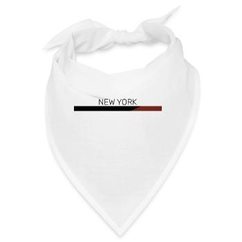 New York - Bandana - Weiß - Vorne