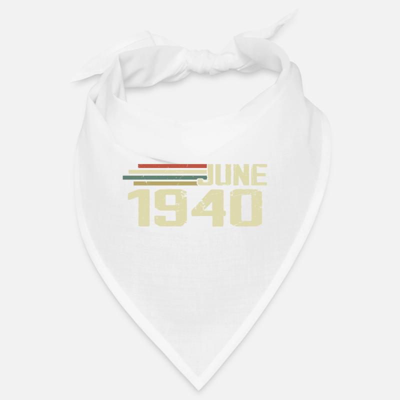 Juni 1940 Jahrestag Juni 1940 Juni 1940 Geburtstag Bandana