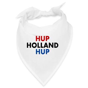Hup holland hup - Bandana - Weiß - Vorne