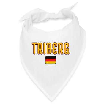 TRIBERG Deutschland Flagge Design - Bandana - Weiß - Vorne