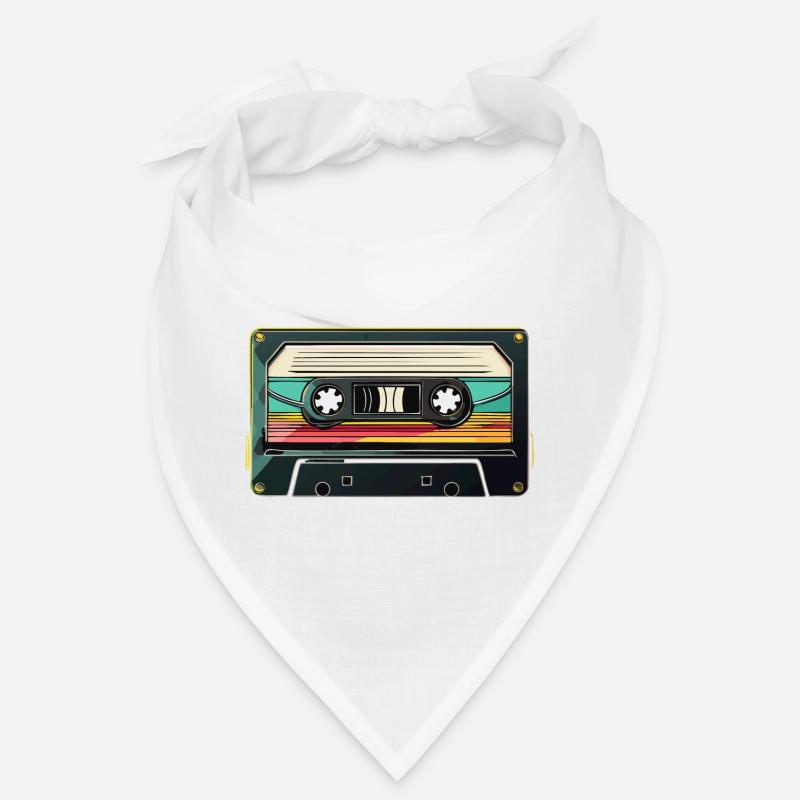 80s 90s Retro Party Carénage Cassette Bandana