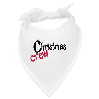 Teamwork zu Weihnachten - Bandana - Weiß - Vorne