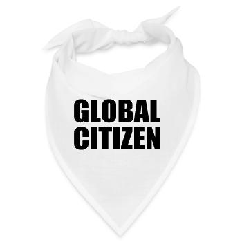 global citizen - Bandana - Weiß - Vorne