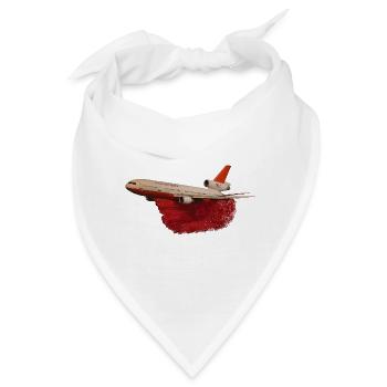 DC-10 Löschflugzeug - Bandana - Weiß - Vorne