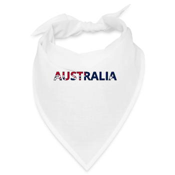 Australien Flagge - Bandana - Weiß - Vorne