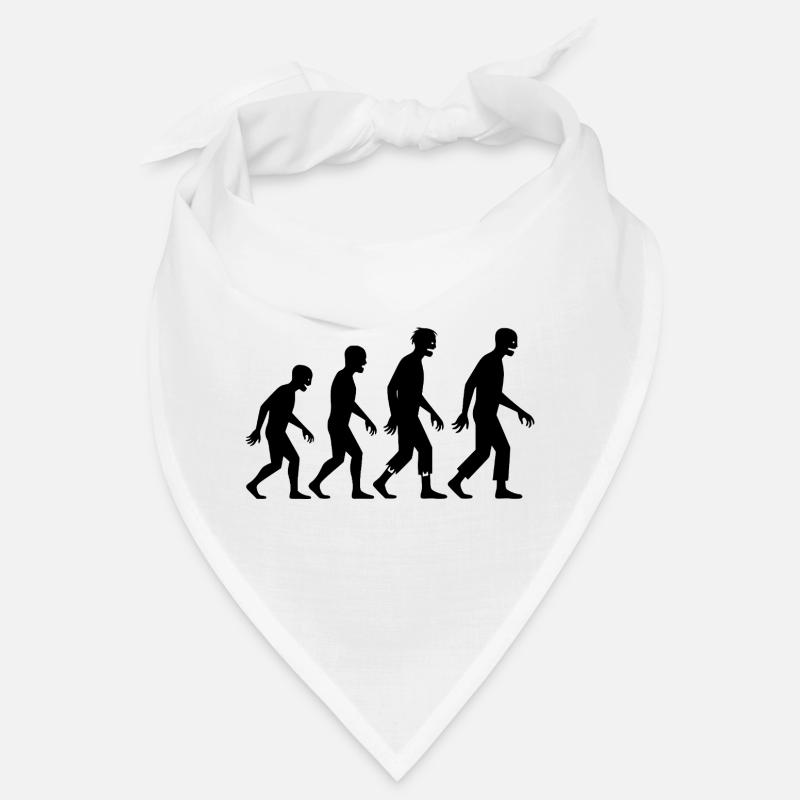 Zombie Evolution - Bandana - Weiß