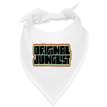 Original Junglist DNB Emblem - Bandana - Weiß - Vorne