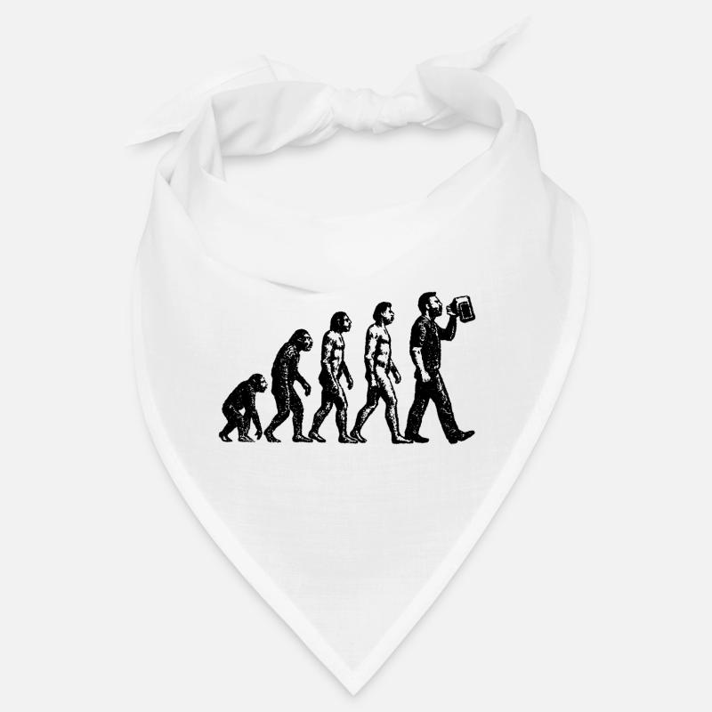 Evolution zum Biertrinker Grunge Design Bandana