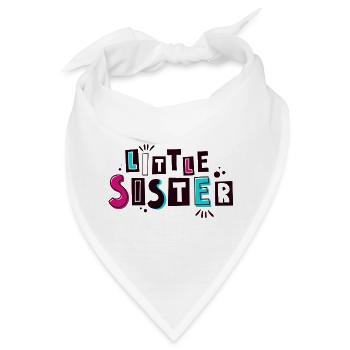 Kleine Schwester - Bandana - Weiß - Vorne