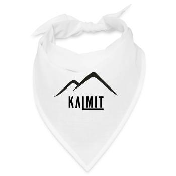 Bergsilhouette Minimaler Gipfel - Bandana - Weiß - Vorne