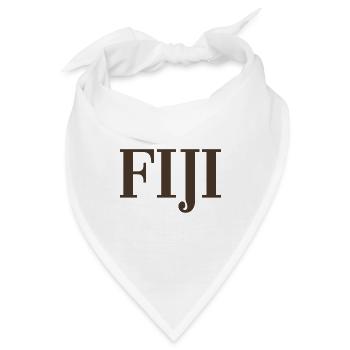 Fiji - Fidschi - Inseln - Pazifik - Südsee - Bandana - Weiß - Vorne