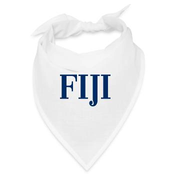 Fiji - Fidschi - Inseln - Pazifik - Südsee - Bandana - Weiß - Vorne