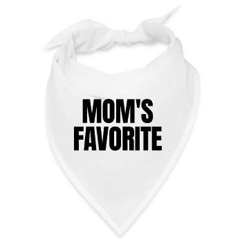 Lieblingskind Mamas Liebling Ich bin Mamas Lieblin - Bandana - Weiß - Vorne