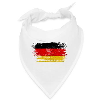 Deutschland Vintage - Adler Wappen Geschenk - Bandana - Weiß - Vorne