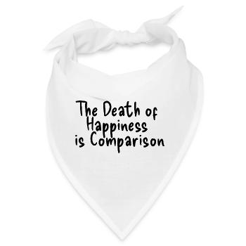 The Death of Happiness  - Bandana - Weiß - Vorne