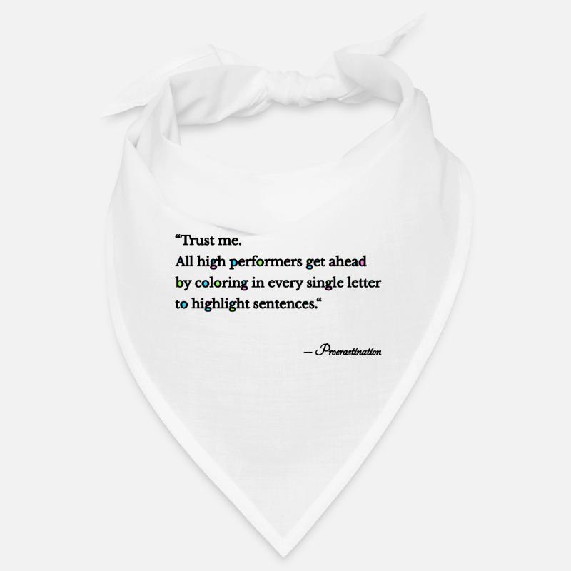 Procrastination Bandana
