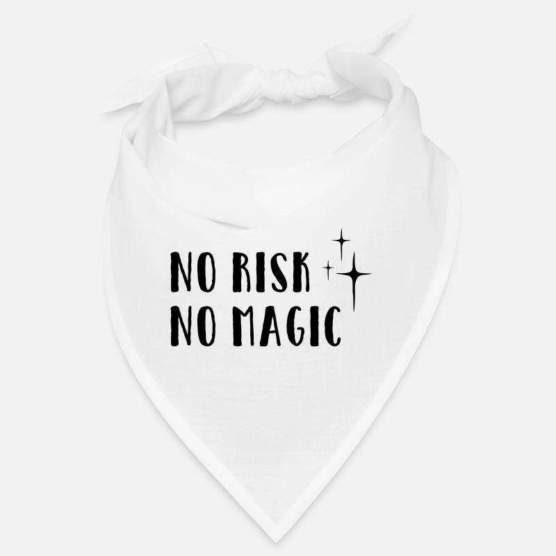 No Risk – No Magic - Bandana - Weiß