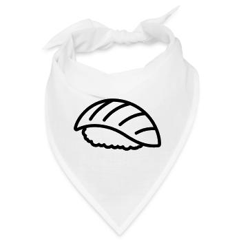 Sushi - Bandana - Weiß - Vorne
