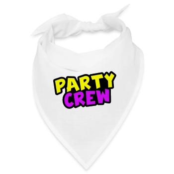 Party Crew - Bandana - Weiß - Vorne