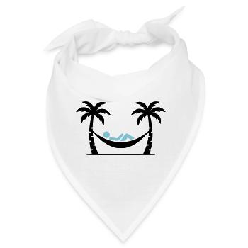 Hängematte Zwei Palmen - Bandana - Weiß - Vorne