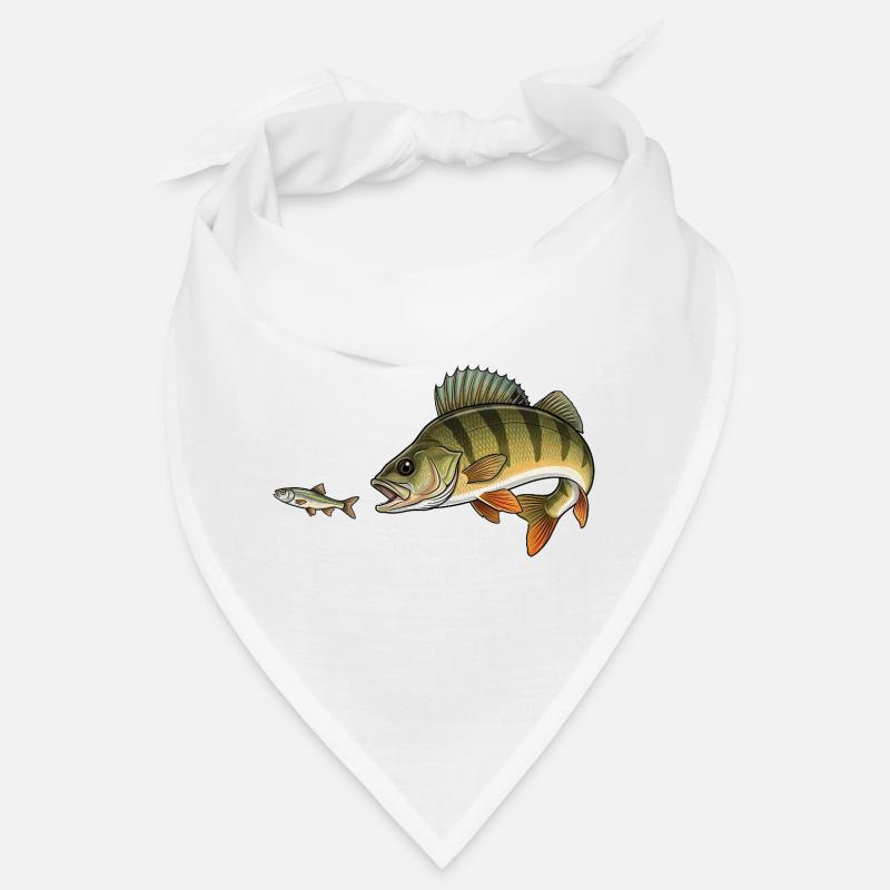 Perch hunts fish Bandana