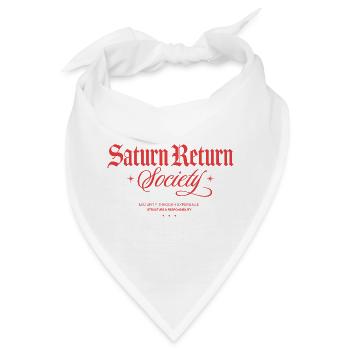 Saturn Return Society - Bandana - Weiß - Vorne