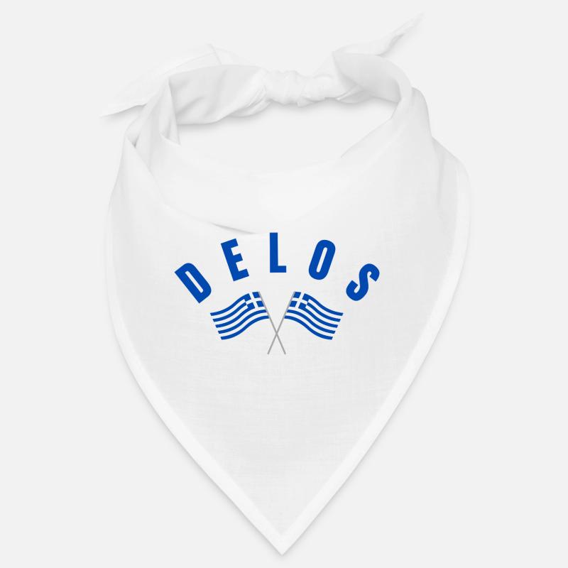 Drapeaux grecs de Delos Traversé Bandana
