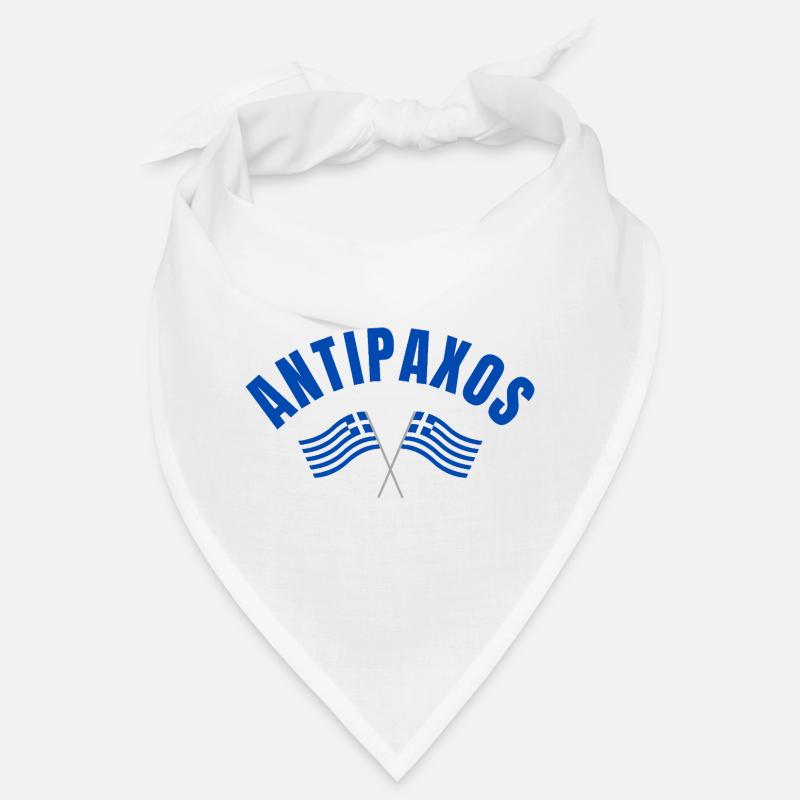 Drapeaux grecs Antipaxos Bandana